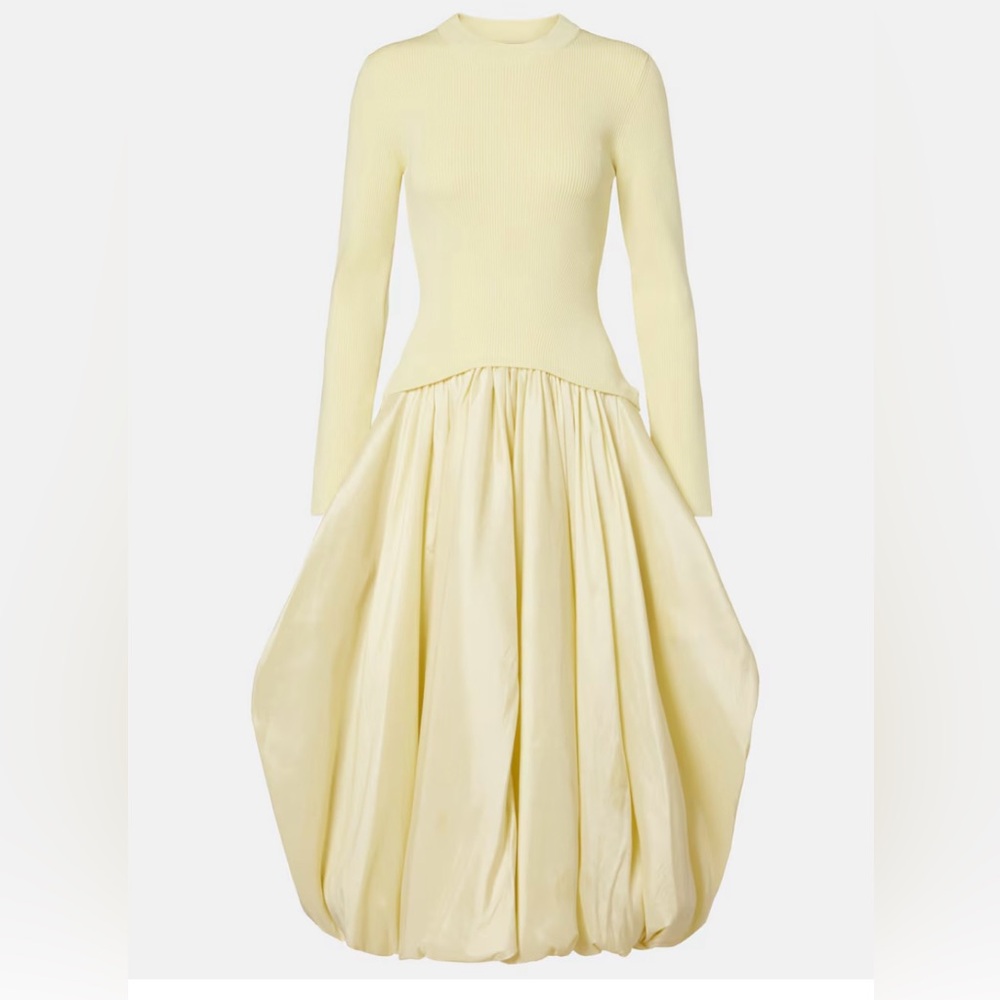 SIMKHAI Izzy taffeta midi dress Size L-us12